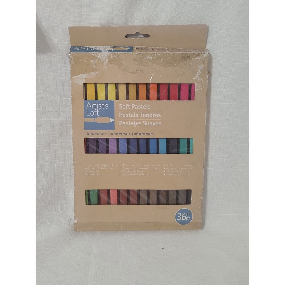 Artist's Loft soft pastels - 36pc Unused Sealed Chalk Open Box